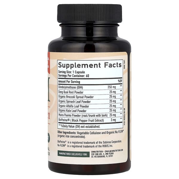 Alternative view of SMNutrition, DIM For Women, 60 Capsules