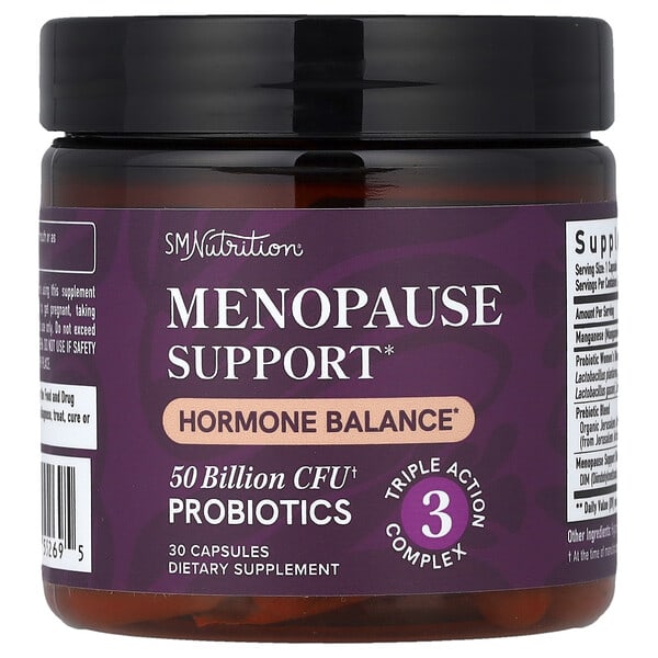 SMNutrition, Menopause Support, 30 Capsules