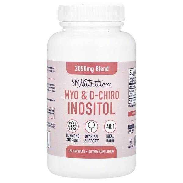 SMNutrition, Myo & D-Chiro Inositol, 120 Capsules