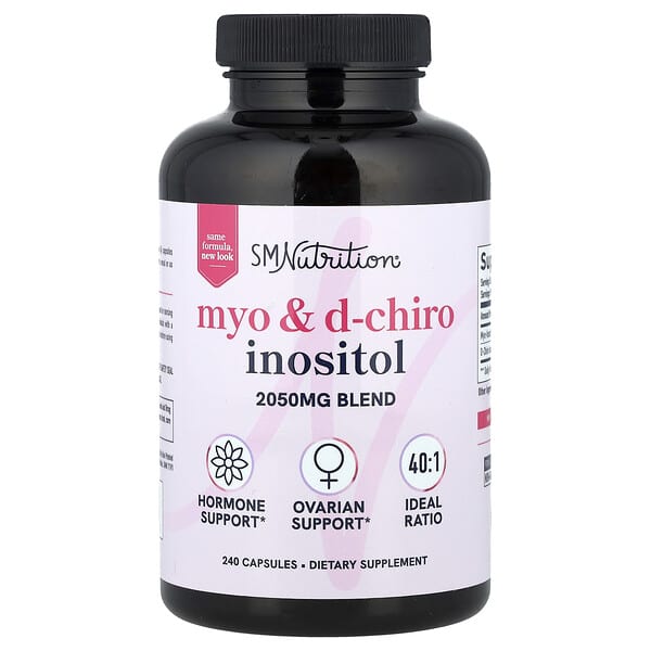 SMNutrition, Myo & D-Chiro Inositol , 240 Capsules 5 SMNutrition, Myo & D-Chiro Inositol , 240 Capsules