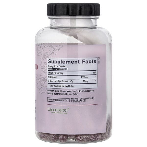 Alternative view of SMNutrition, Myo & D-Chiro Inositol, Delayed-Release, 120 Capsules