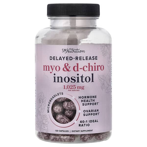SMNutrition, Myo & D-Chiro Inositol, Delayed-Release, 120 Capsules