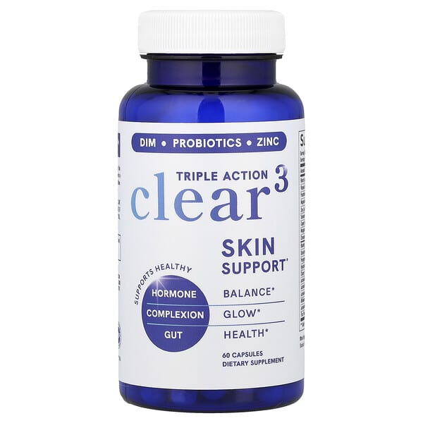 SMNutrition, Triple Action Clear 3, 60 Capsules