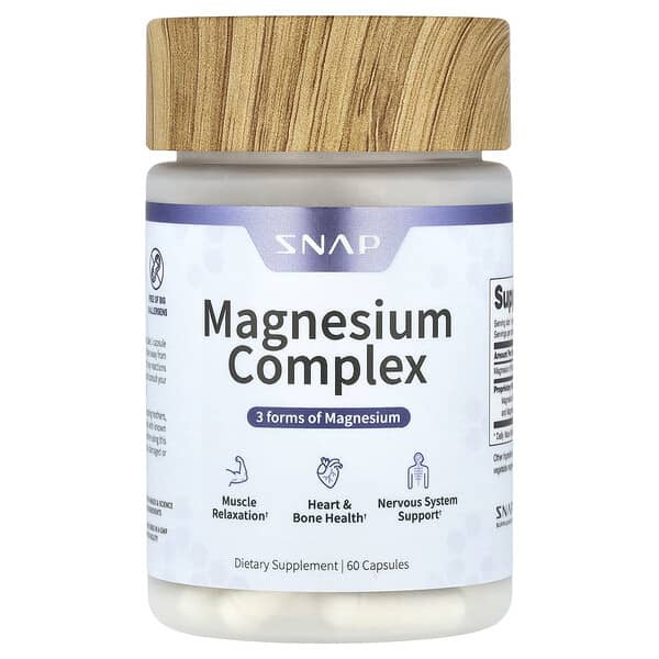 Snap Supplements, Magnesium Complex, 60 Capsules