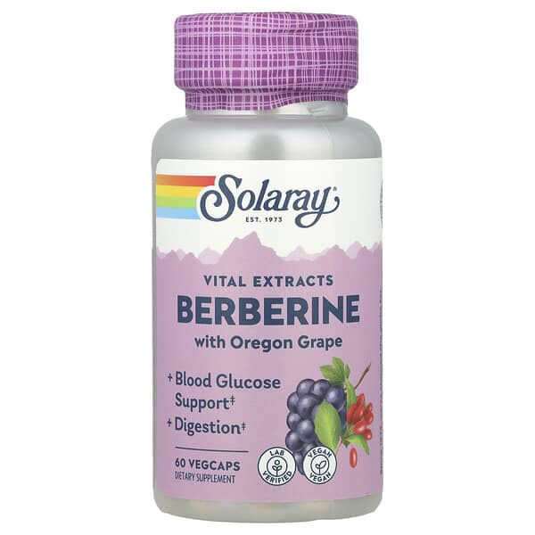 Solaray, Berberine with Oregon Grape, 60 VegCaps