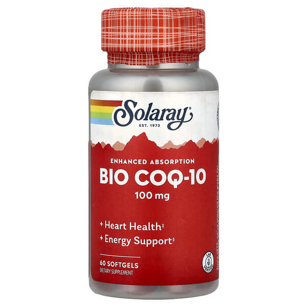 Solaray, Bio COQ-10, Enhanced Absorption, 60 Softgels