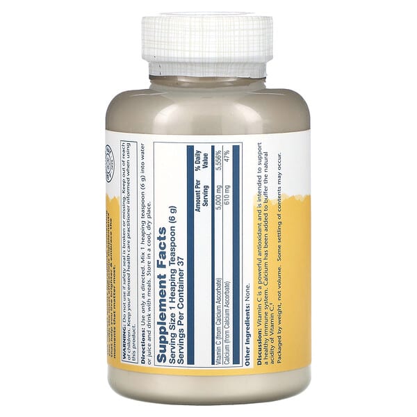 Alternative view of Solaray, Buffered Vitamin C Powder, 8 oz (227 g)