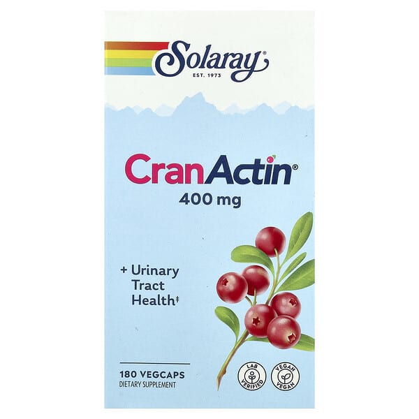 Solaray, CranActin®, Urinary Tract Health, 180 VegCaps