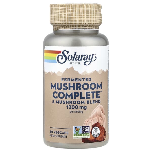 Solaray, Fermented Mushroom Complete™, 60 VegCaps