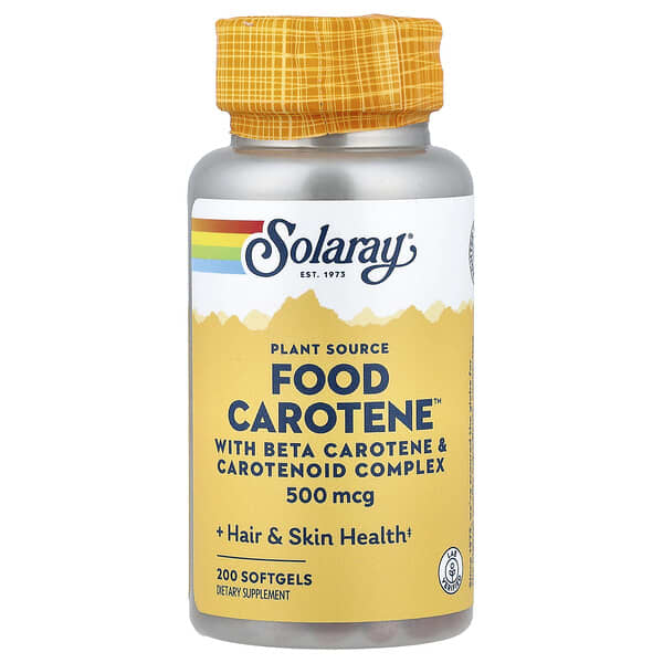 Solaray, Food Carotene™, 200 Softgels