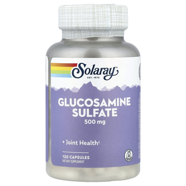 Solaray, Glucosamine Sulfate, 500 mg, 120 Capsules