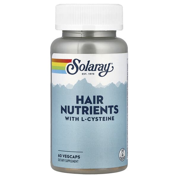 Solaray, Hair Nutrients With L-Cysteine, 60 VegCaps