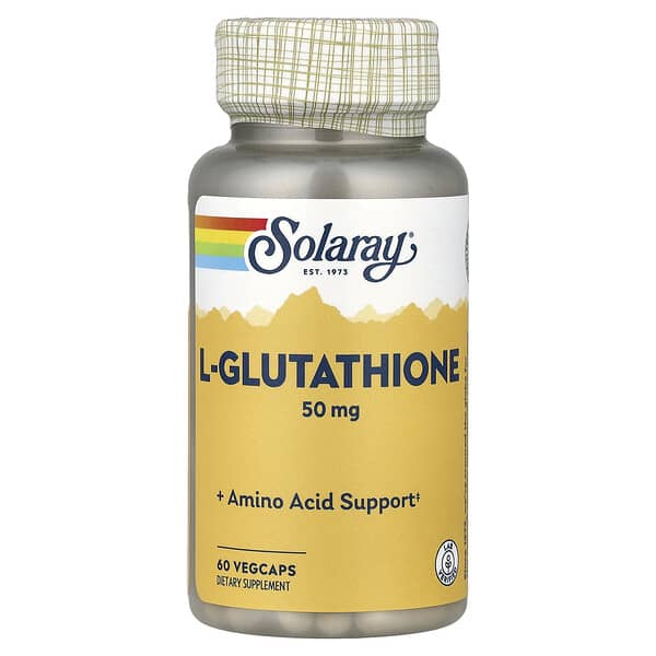 Solaray, L-Glutathione, 50 mg, 60 VegCaps