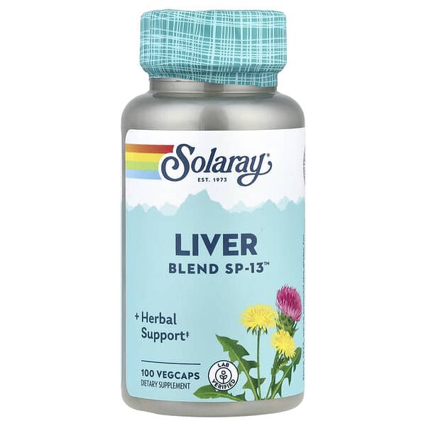 Solaray, Liver Blend SP-13™, 100 VegCaps 4 Solaray, Liver Blend SP-13™, 100 VegCaps