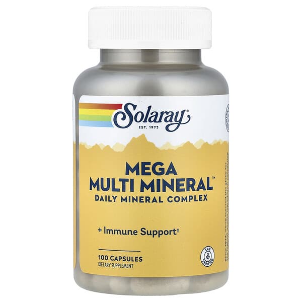 Solaray, Mega Multi Mineral™, 100 Capsules