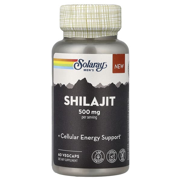 Solaray, Men's Shilajit, 60 VegCaps (250 mg per Capsule)
