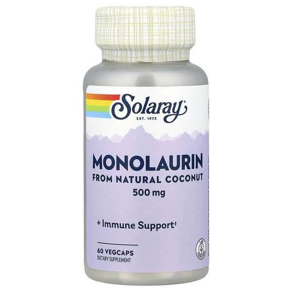 Solaray, Monolaurin, 500 mg, 60 VegCaps