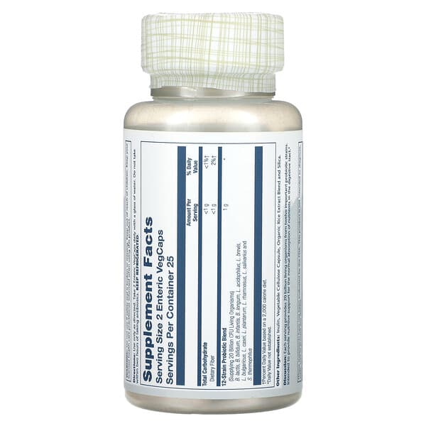 Alternative view of Solaray, Multidophilus Probiotic, 20 Billion CFU, 50 VegCaps
