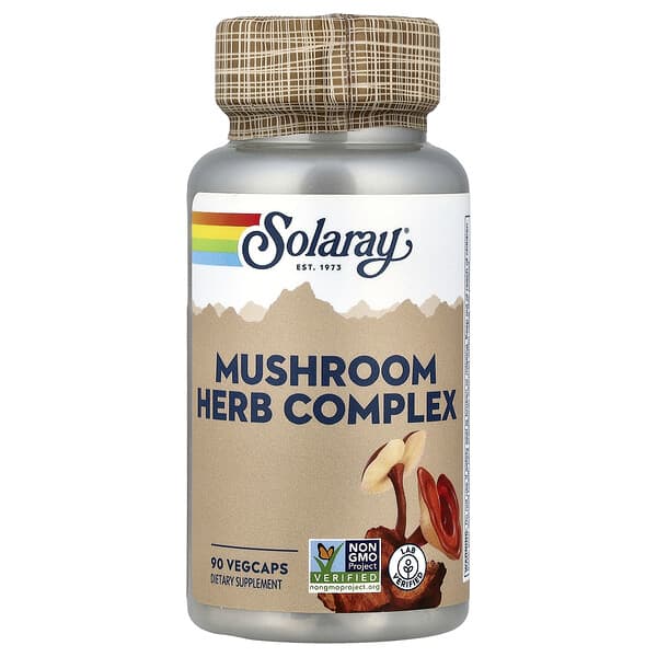Solaray, Mushroom Herb Complex, 90 VegCaps