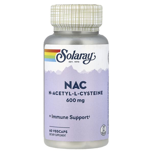 Solaray, NAC, 600 mg, 60 VegCaps