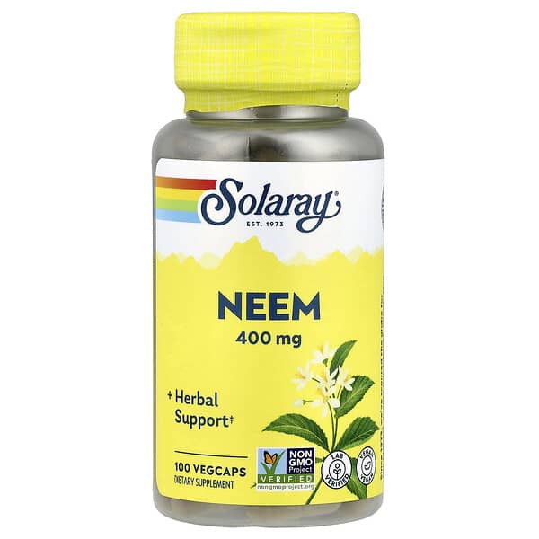 Solaray, Neem, 400 mg, 100 VegCaps