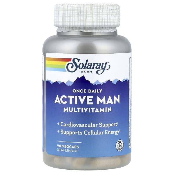Solaray, Once Daily Active Man Multivitamin, 90 VegCaps