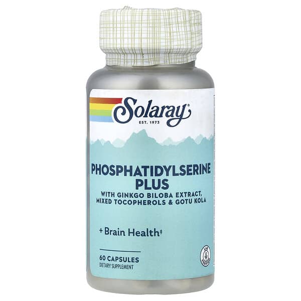 Solaray, Phosphatidylserine Plus, 60 Capsules