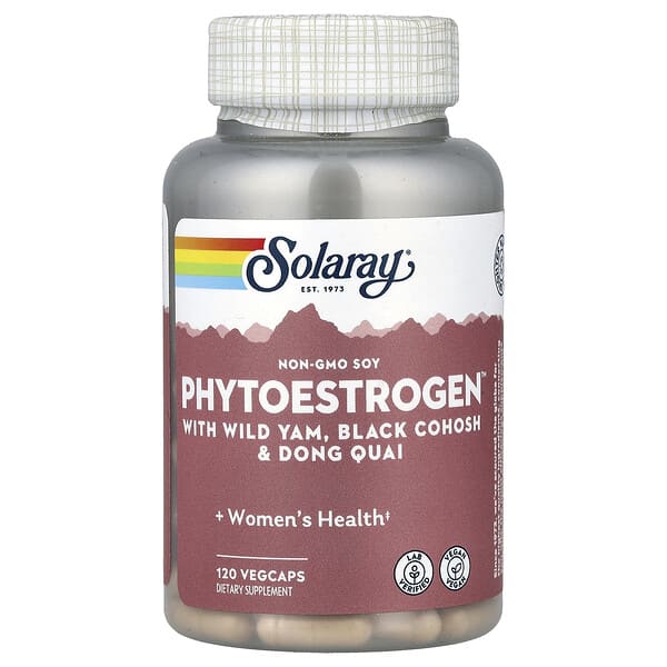Solaray, Phytoestrogen™ with Wild Yam, Black Cohosh & Dong Quai, 120 VegCaps
