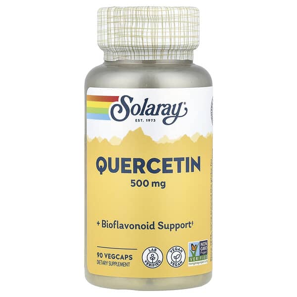 Solaray, Quercetin, 500 mg, 90 VegCaps