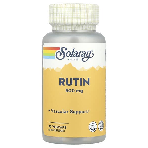 Solaray, Rutin, 500 mg, 90 VegCaps