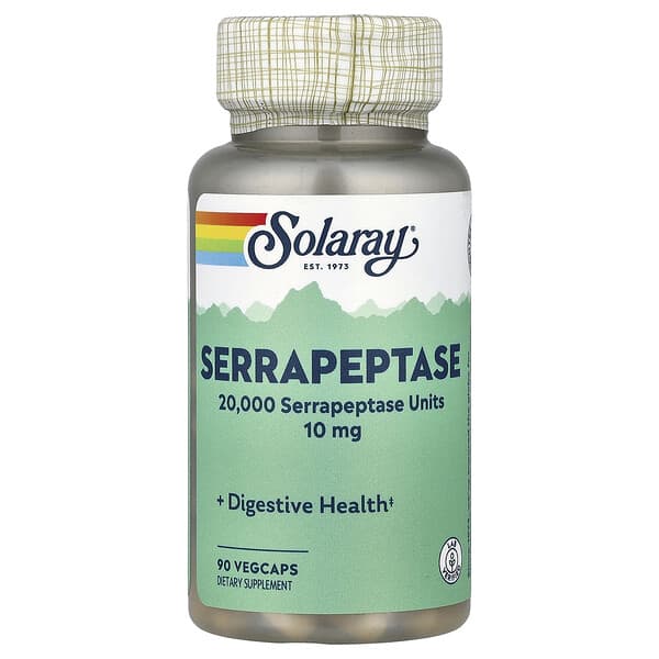 Solaray, Serrapeptase, 10 mg, 90 VegCaps
