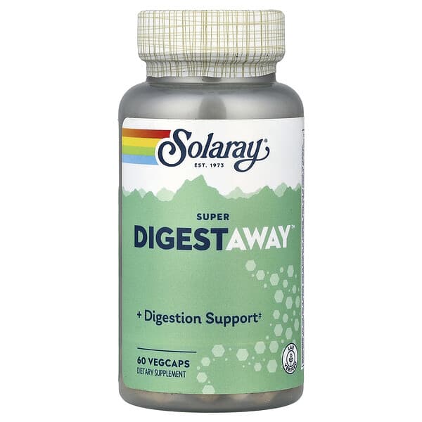 Solaray, Super DigestAway™, 60 Vegcaps