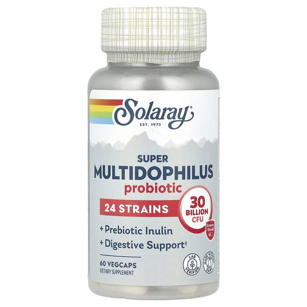 Solaray, Super Multidophilus Probiotic, 60 VegCaps
