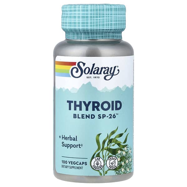 Solaray, Thyroid Blend SP-26™, 100 VegCaps