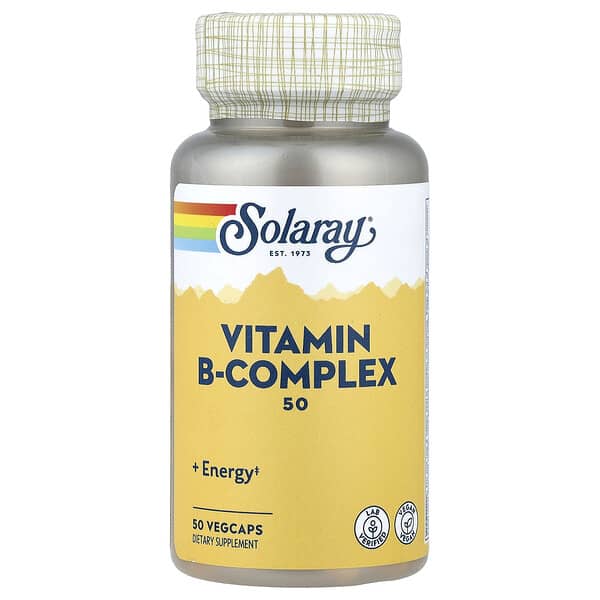 Solaray, Vitamin B-Complex, 50 VegCaps
