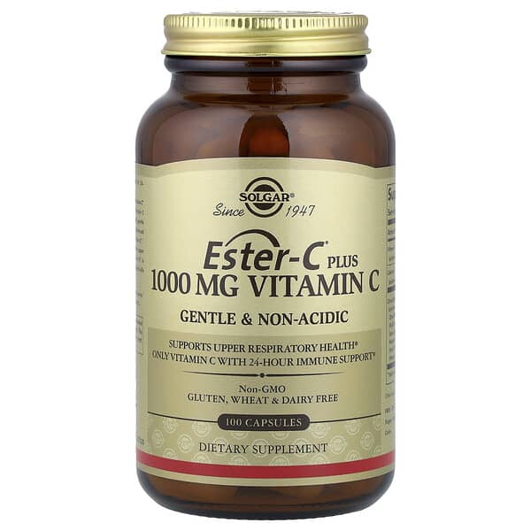 Solgar, Ester-C® Plus, Vitamin C, 100 Capsules 2 Solgar, Ester-C® Plus, Vitamin C, 100 Capsules