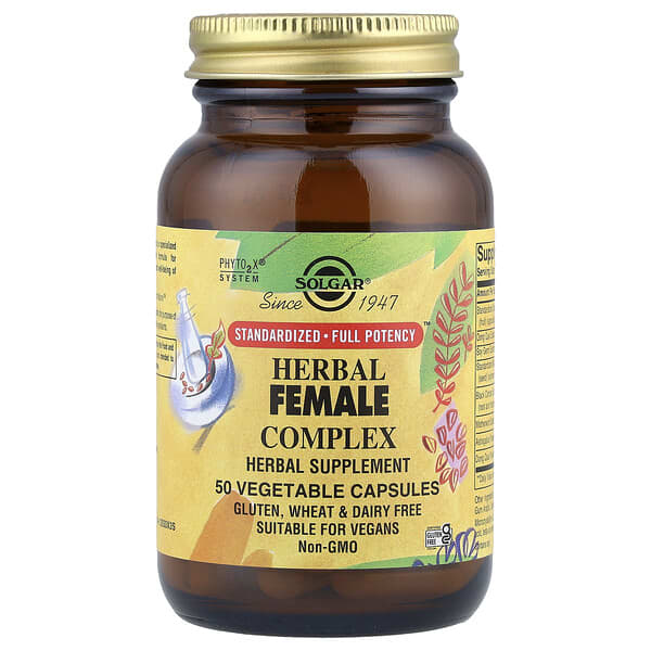 Solgar, Herbal Female Complex, 50 Vegetable Capsules