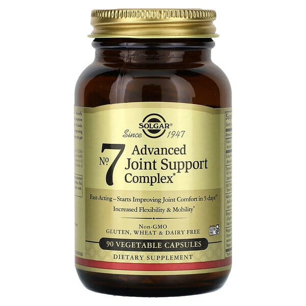 Alternative view of Solgar, No. 7, Advanced Joint Support Complex, 90 Vegetable Capsules