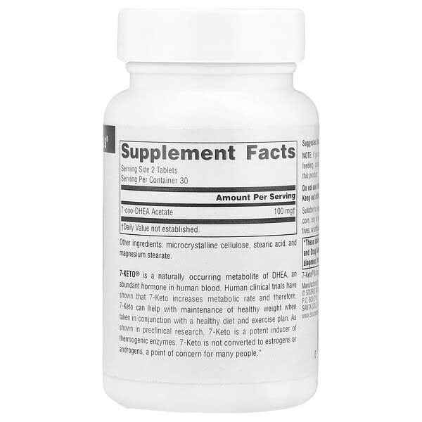 Alternative view of Source Naturals, 7-Keto®, DHEA Metabolite, 50 mg, 60 Tablets