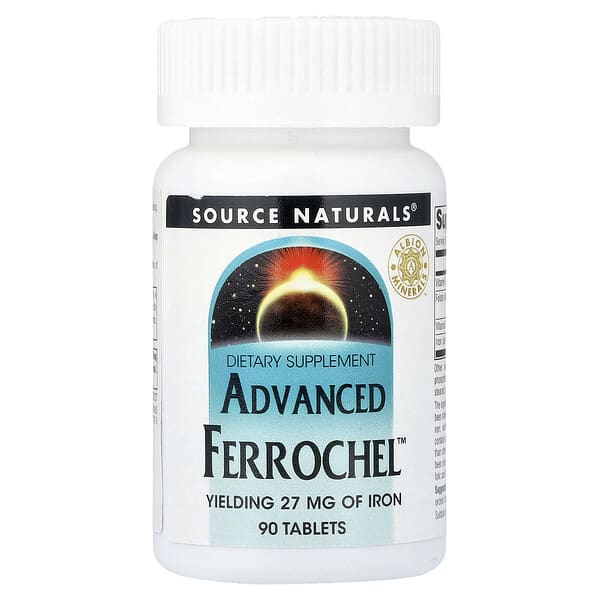 Source Naturals, Advanced Ferrochel™, 90 Tablets