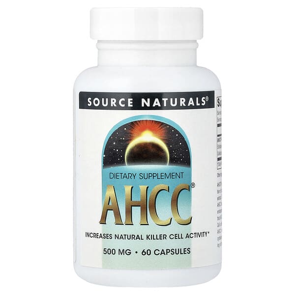 Source Naturals, AHCC®, 60 Capsules (0.5 g per Capsule)