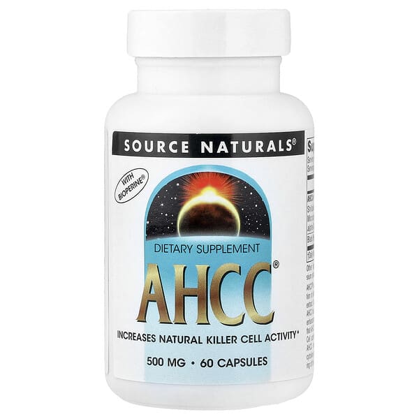 Source Naturals, AHCC® With Bioperine®, 60 Capsules 4 Source Naturals, AHCC® With Bioperine®, 60 Capsules