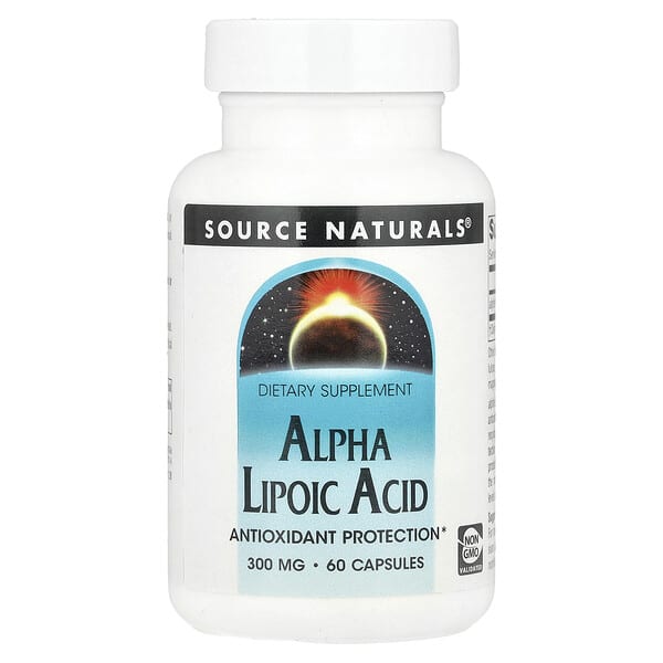 Source Naturals, Alpha Lipoic Acid, 300 mg, 60 Capsules