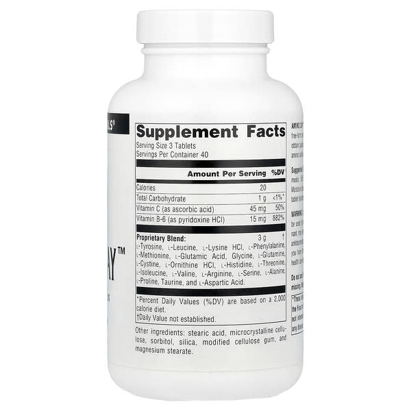 Alternative view of Source Naturals, Amino Day™, 120 Tablets