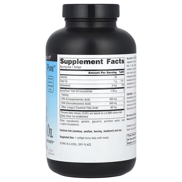 Alternative view of Source Naturals, Arctic Pure®, Ultra Potency Omega-3 Fish Oil, 850 mg, 120 Softgels