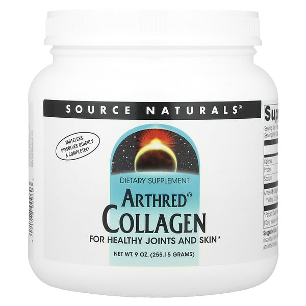 Source Naturals, Arthred® Collagen, 9 oz (255.15 g) 3 Source Naturals, Arthred® Collagen, 9 oz (255.15 g)