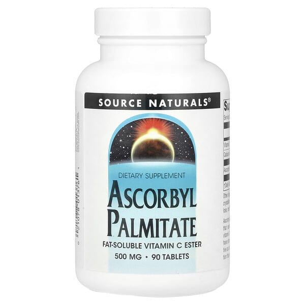 Source Naturals, Ascorbyl Palmitate, 500 mg, 90 Tablets