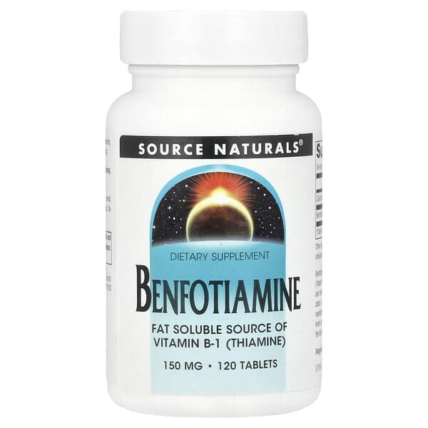 Source Naturals, Benfotiamine, 120 Tablets