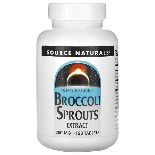 Source Naturals, Broccoli Sprouts Extract, 120 Tablets (125 mg per Tablet)