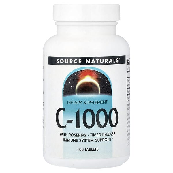 Source Naturals, C-1000, 100 Tablets